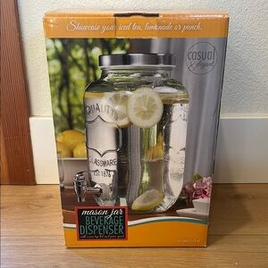 Mason Jar Beverage Dispenser